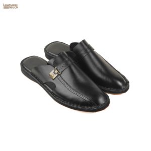 Caesar Half Shoe -Black