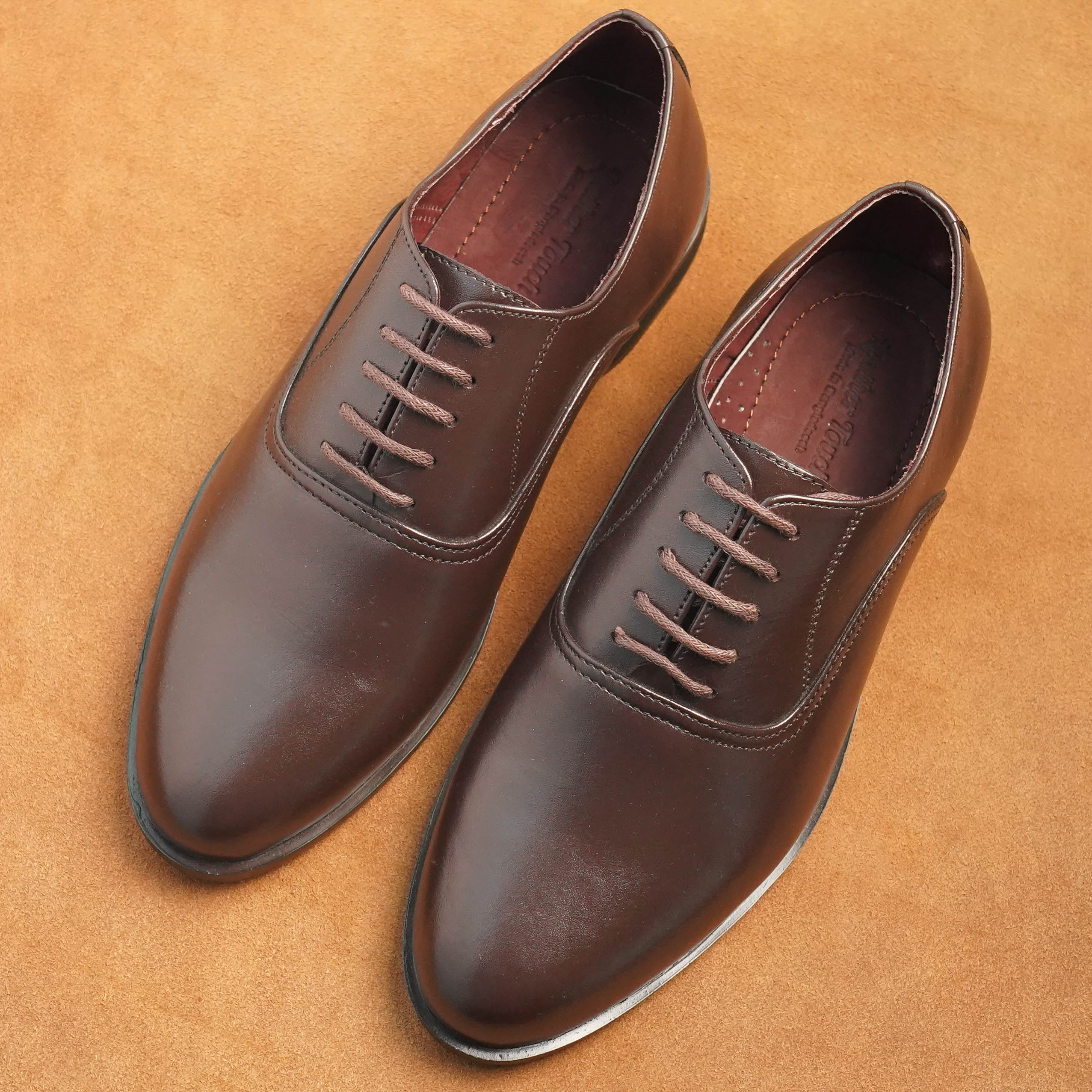 Simple Oxford Formal Shoe - Coffee