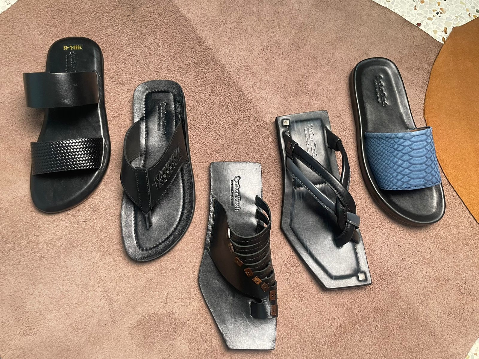 Leather Slipper