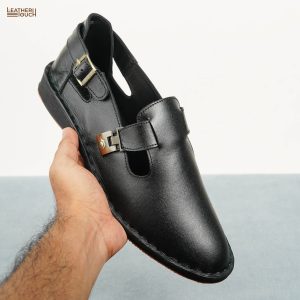 Peshwari Half Shoe - Black - Image 2