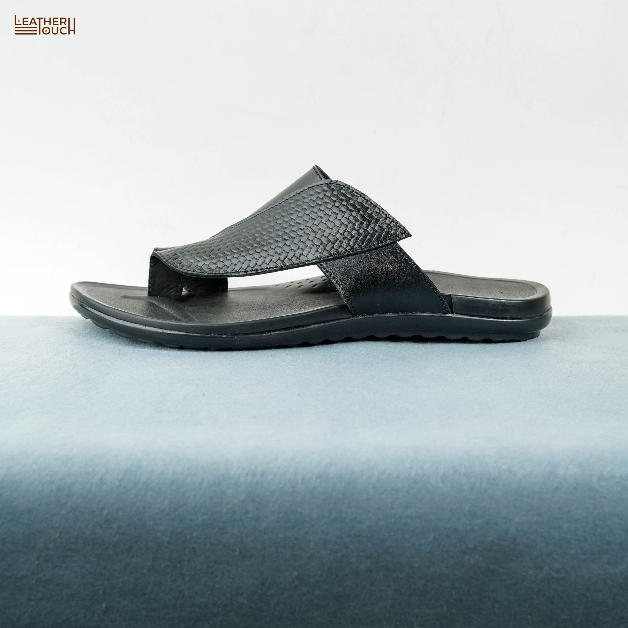 Flash Leather Sandal - Black