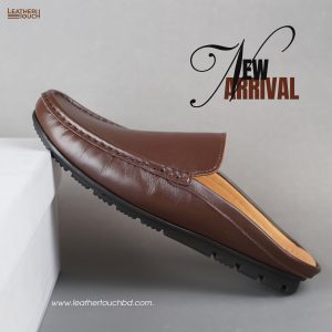 Leather Half Loafer - Chocolate - Image 2