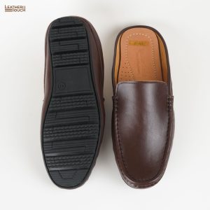 Leather Half Loafer - Chocolate - Image 13