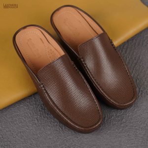 Half Loafers dice chocolate