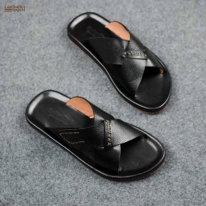 Cross Stitch Slipper Black - Image 2