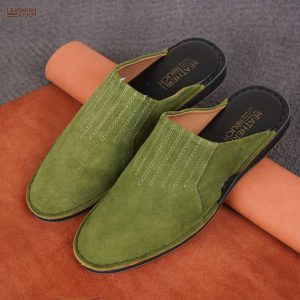 Natural green suede HS - Image 1